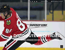 Tablet Screenshot of bauer-hockey.fr